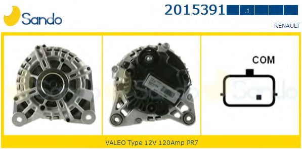 SANDO 2015391.1 Генератор<br >F4R. 8. 70 