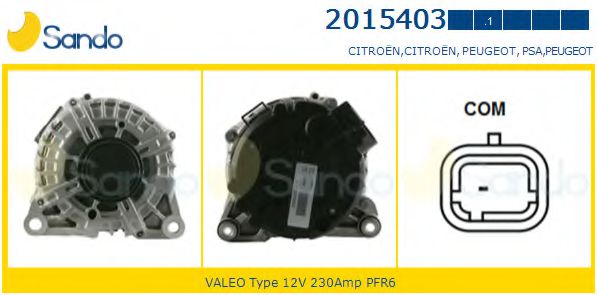 SANDO 2015403.1 Генератор 