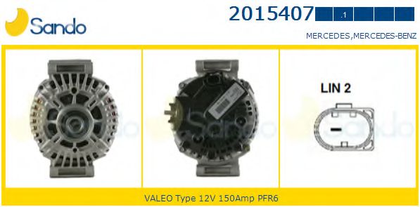 SANDO 2015407.1 Генератор 