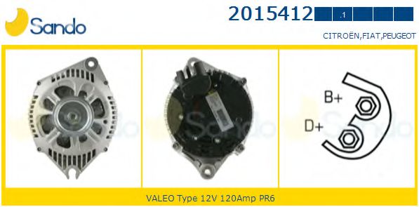 SANDO 2015412.1 Генератор 