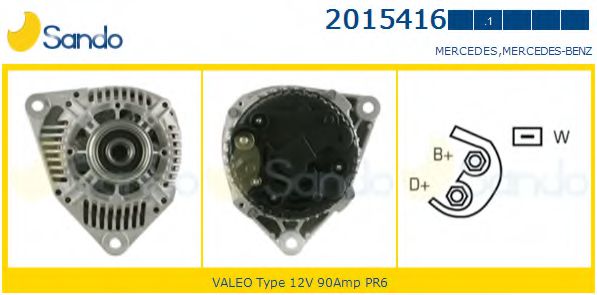 SANDO 2015416.1 Генератор<br >90 