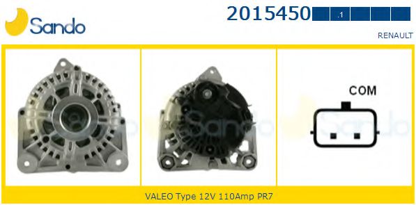 SANDO 2015450.1 Генератор 