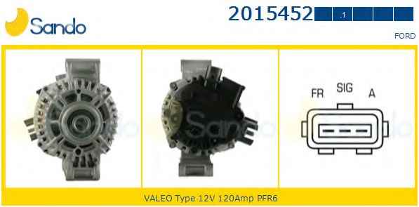 SANDO 2015452.1 Генератор<br >06 2003 
