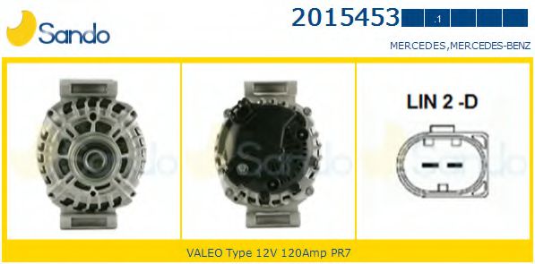SANDO 2015453.1 Генератор 