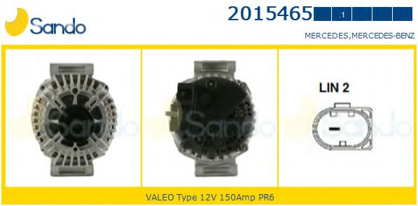 SANDO 2015465.1 Генератор 