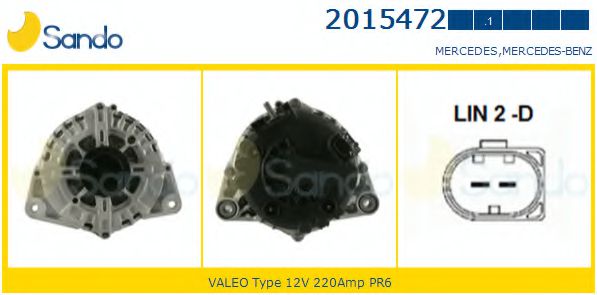 SANDO 2015472.1 Генератор 