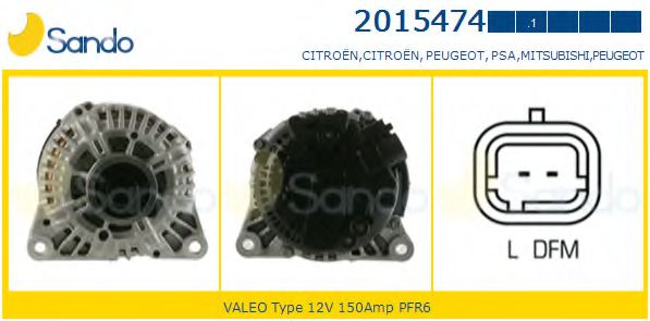 SANDO 2015474.1 Генератор 