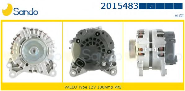 SANDO 2015483.1 Генератор<br >для автомобилей с автоматическим кондиционером 