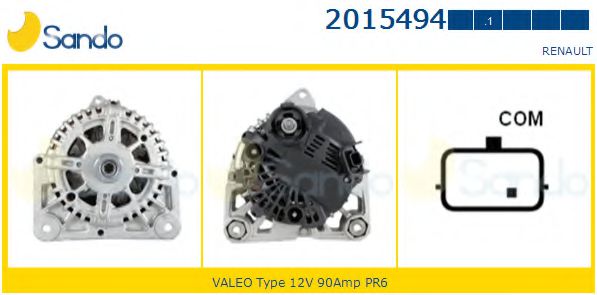 SANDO 2015494.1 Генератор 