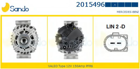 SANDO 2015496.1 Генератор 