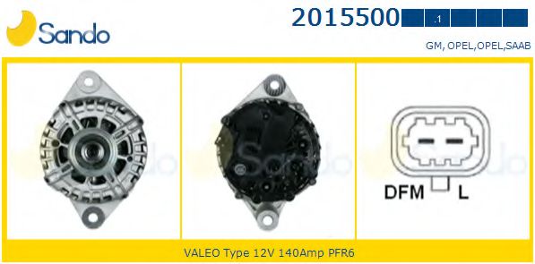 SANDO 2015500.1 Генератор 