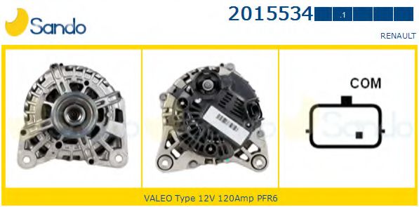 SANDO 2015534.1 Генератор 