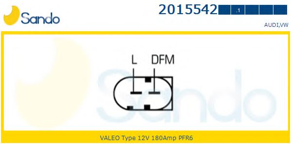 SANDO 2015542.1 Генератор 