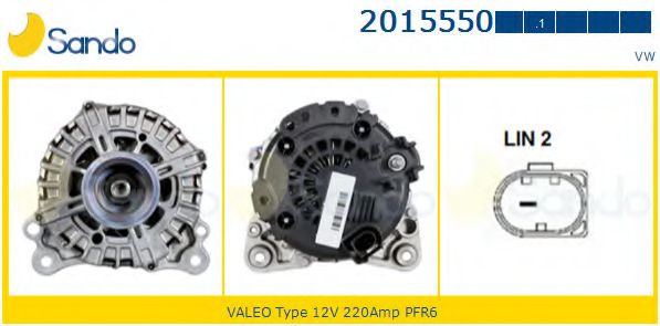 SANDO 2015550.1 Генератор 