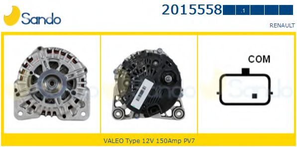 SANDO 2015558.1 Генератор 