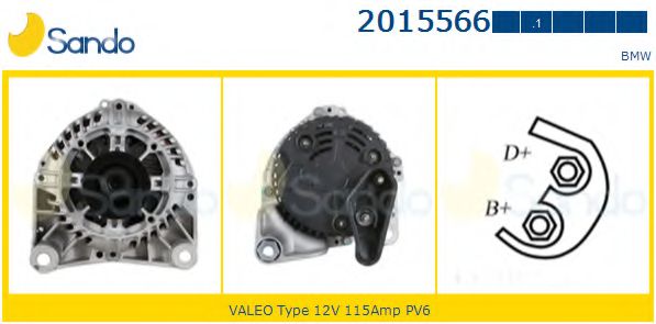 SANDO 2015566.1 Генератор 
