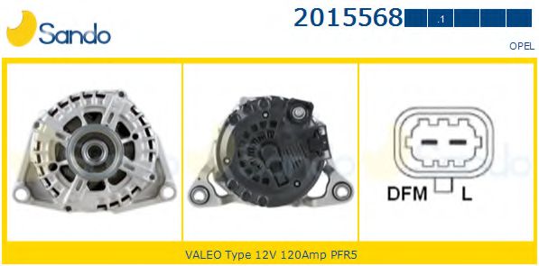 SANDO 2015568.1 Генератор 
