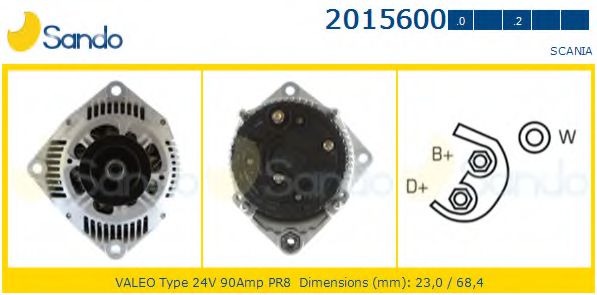 SANDO 2015600.0 Генератор 