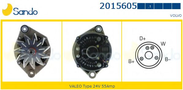 SANDO 2015605.1 Генератор 