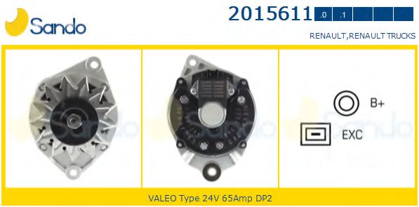 SANDO 2015611.0 Генератор 
