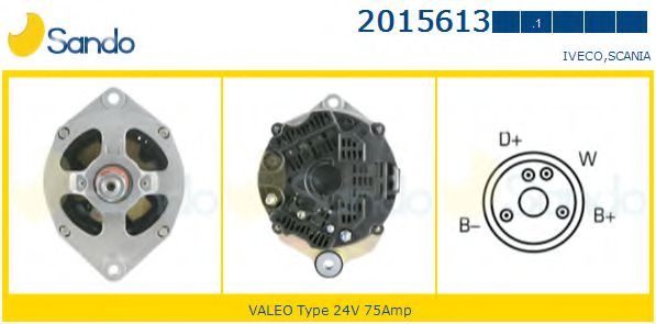 SANDO 2015613.1 Генератор 