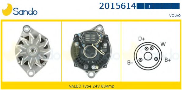 SANDO 2015614.1 Генератор 