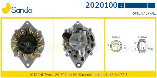 SANDO 2020100.0 Генератор 