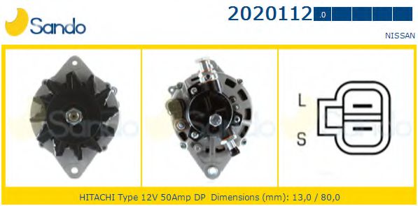SANDO 2020112.0 Генератор 