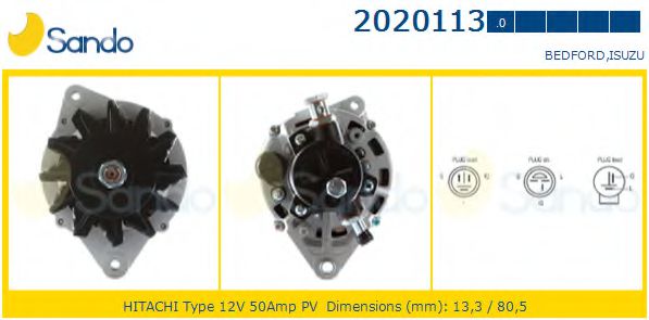 SANDO 2020113.0 Генератор 