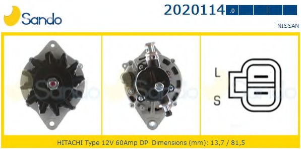 SANDO 2020114.0 Генератор 