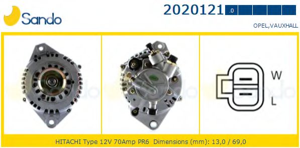 SANDO 2020121.0 Генератор 