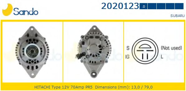SANDO 2020123.0 Генератор<br >05 1991 