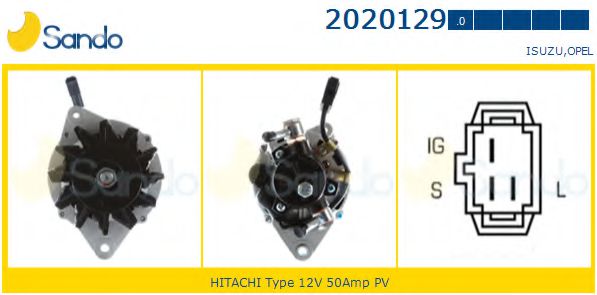 SANDO 2020129.0 Генератор<br >C223T 