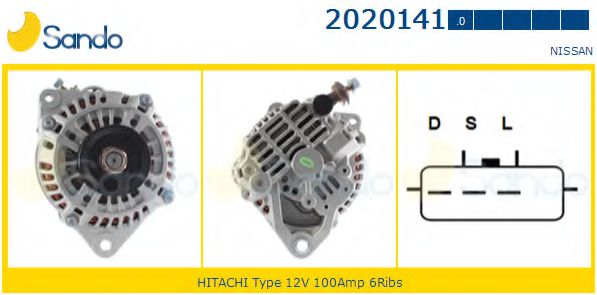 SANDO 2020141.0 Генератор 