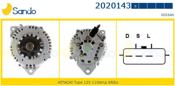 SANDO 2020143.0 Генератор 
