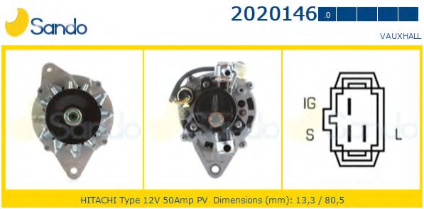 SANDO 2020146.0 Генератор 
