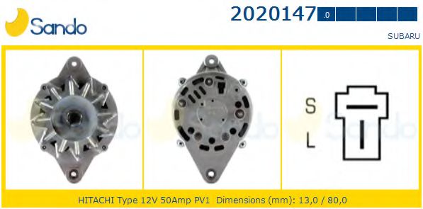 SANDO 2020147.0 Генератор 