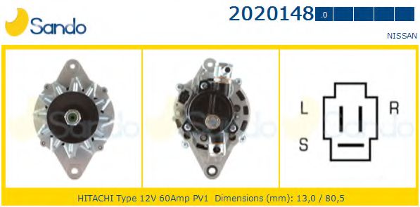SANDO 2020148.0 Генератор 