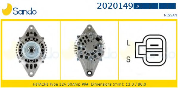 SANDO 2020149.0 Генератор 