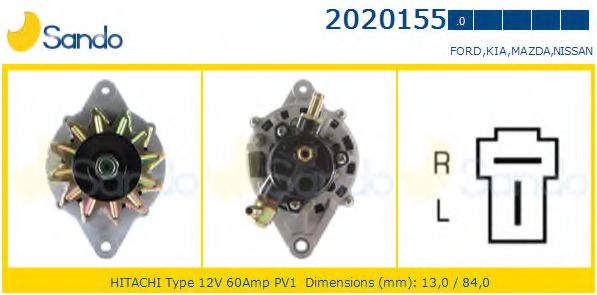 SANDO 2020155.0 Генератор 