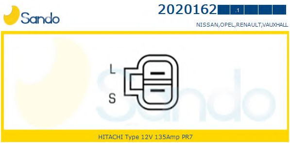 SANDO 2020162.1 Генератор 
