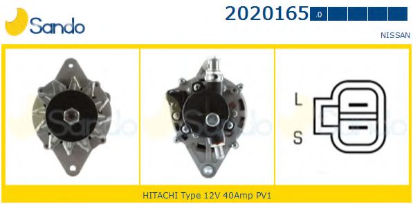 SANDO 2020165.0 Генератор<br >12 1987 