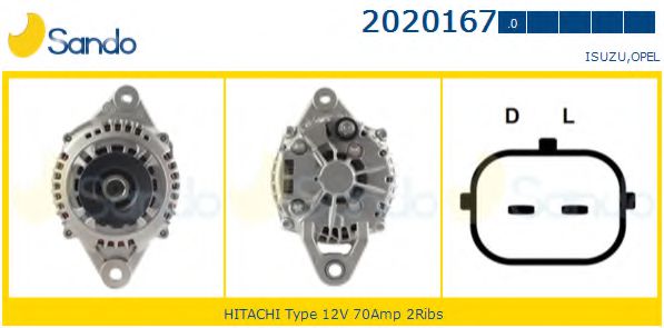 SANDO 2020167.0 Генератор 