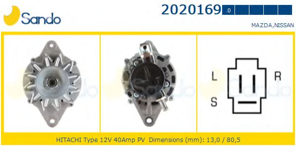 SANDO 2020169.0 Генератор 