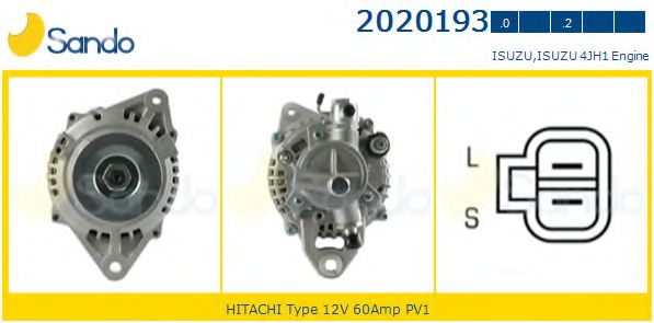 SANDO 2020193.0 Генератор 