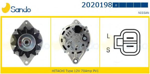 SANDO 2020198.0 Генератор 