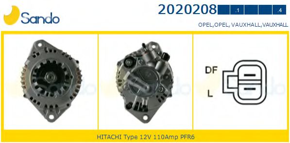 SANDO 2020208.1 Генератор 