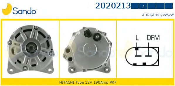 SANDO 2020213.1 Генератор 