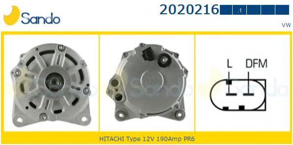 SANDO 2020216.1 Генератор 