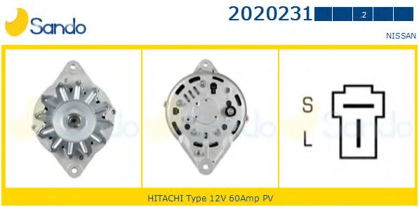 SANDO 2020231.2 Генератор 